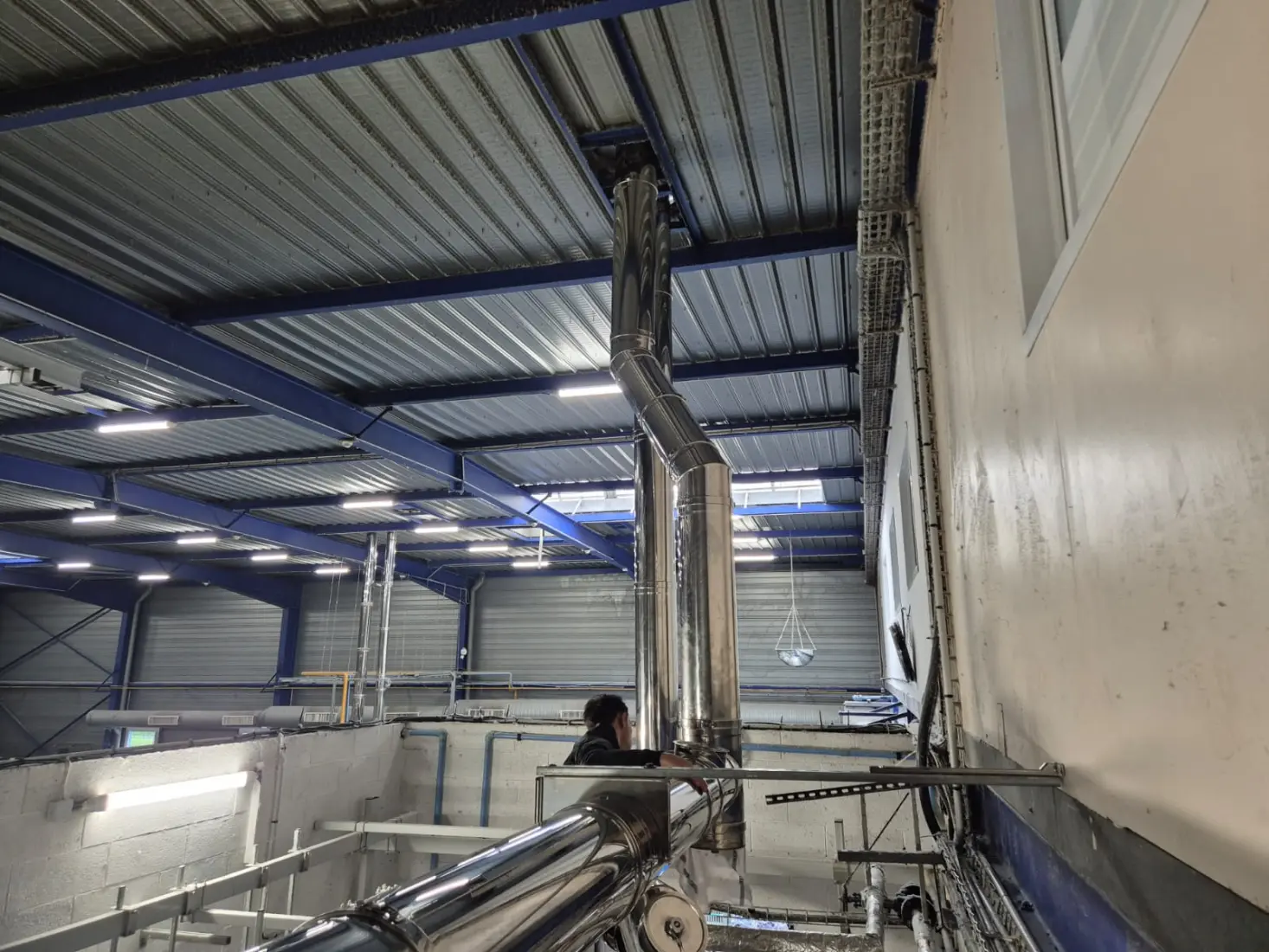 Conduit inox chauffage central collectif Nord - Pose tubage professionnel Lille